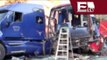 Autobús se impacta con 2 trailers en la Autopista del Sol: hay 17 lesionados / Nacional