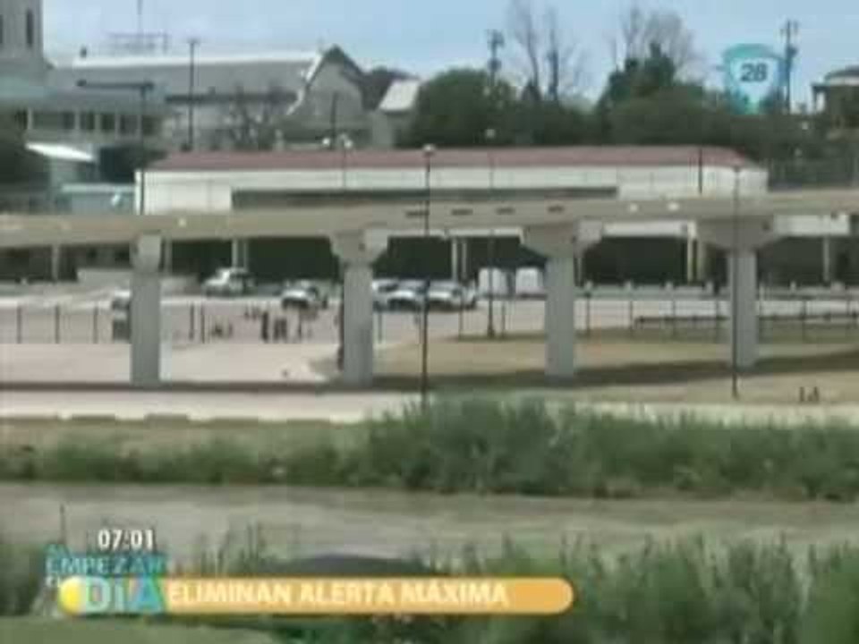 Eliminan alerta por crecimiento de Río Bravo / Eliminate alert Rio Bravo growth