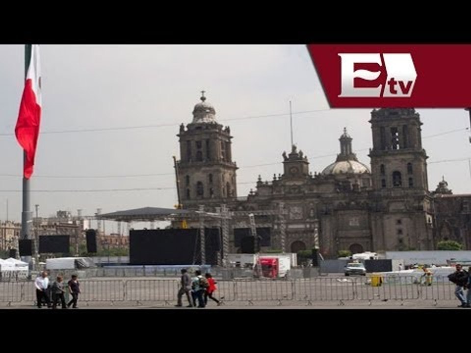 México vs Croacia: Todo listo para ver el encuentro en el Zócalo del DF / Excélsior informa