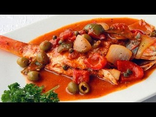 Receta para preparar huachinango a la veracruzana. Receta de huachinango / Cuaresma