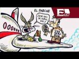 Cartún Pérez: Aerolínea pone parche a una turbina / Vianey Esquinca