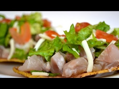 Receta para preparar tostadas de pata. Tostadas de pata / Antojitos mexicanos