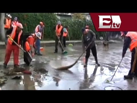 Realizan labores de limpieza en Chalco e Ixtapaluca tras inundaciones/ Comunidad