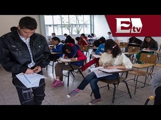Se lleva a cabo el examen de ingreso a bachillerato 2014 / Excélsior informa