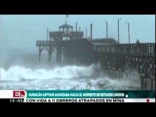 El huracán Arthur avanza hacia el noreste de EU y Carolina del Norte se mantiene en alerta/ Global