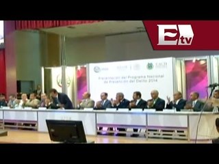 Dan a conocer avances del programa Nacional de Prevención del Delito  / Andrea Newman