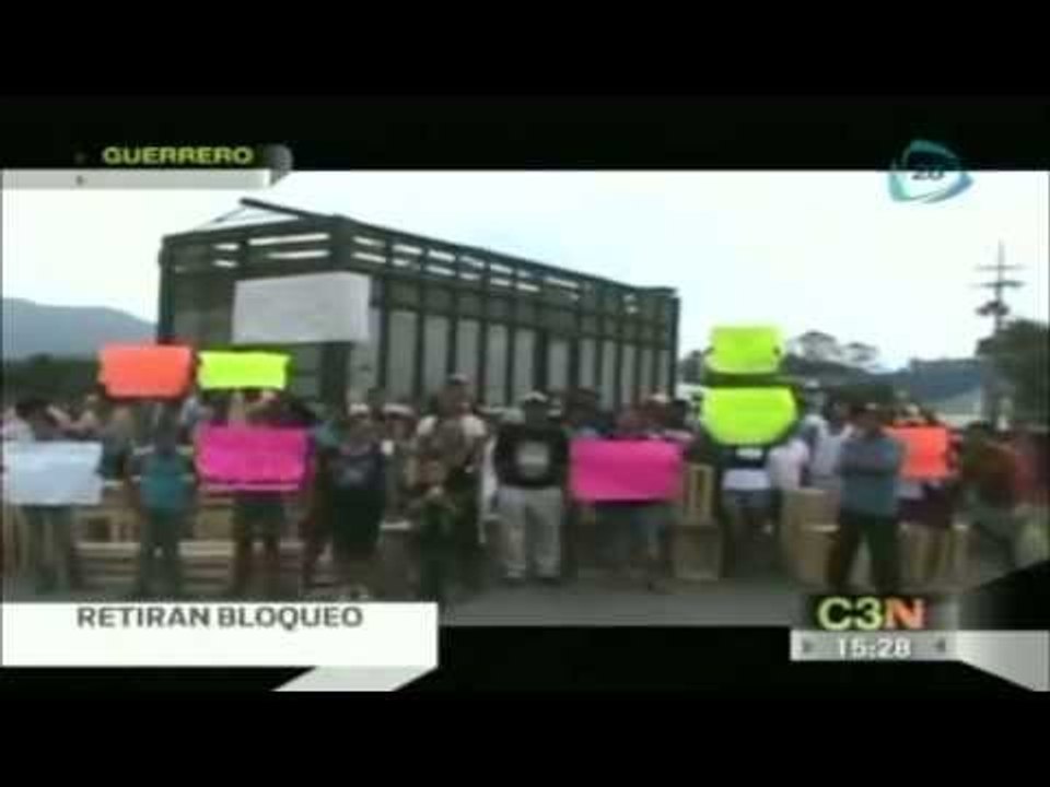 Liberan  carretera federal Acapulco-Zihuatanejo