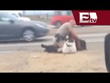 Policía de los Ángeles golpea brutalmente a mujer afroamericana   / Global