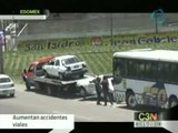 Aumentan accidentes carreteros en el Estado de México