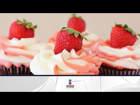 Receta de cupcakes de fresa / Receta de cupcakes de fresa