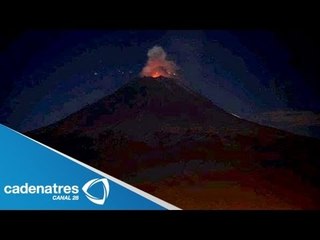 Actividad del Popocatépetl provoca caída de ceniza