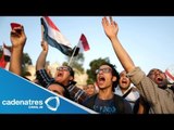Protestas en Egipto cobran la vida de 20 personas; dan 48 horas a Mursi para dimitir