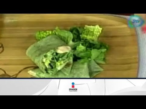 Envueltos de pollo con aderezo César / Wrapped chicken with caesar dressing