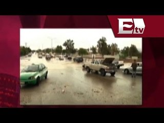 Download Video: Lluvias provocan severos daños en Baja California Sur / Vianey Esquinca