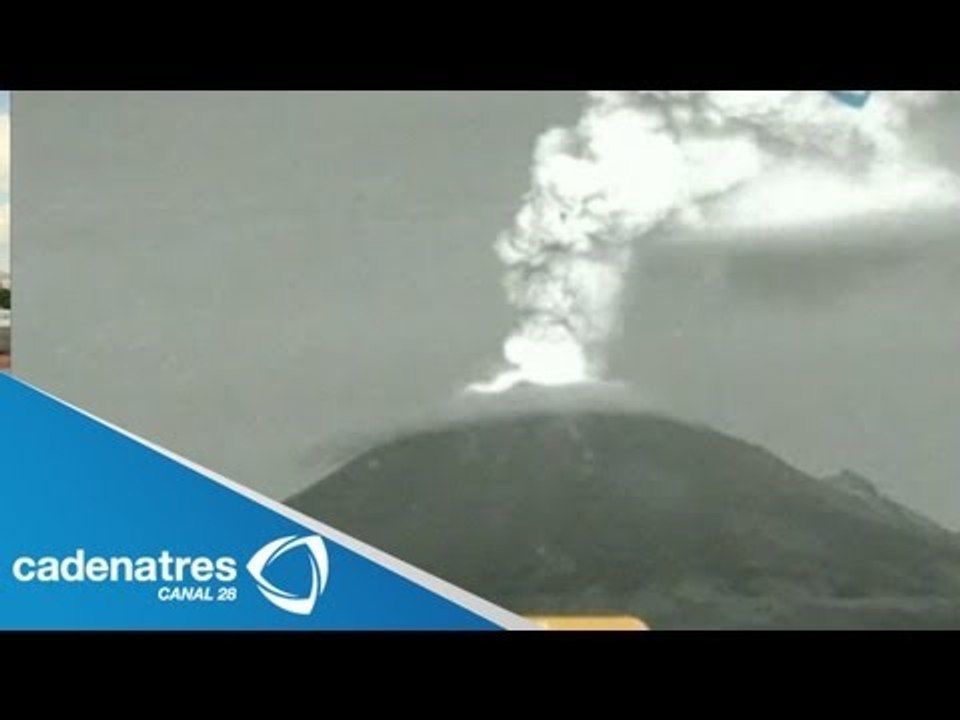 Imágenes exclusivas de la actividad del Popocatépetl