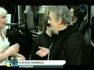 Placido Domingo fue hospitalizado de emergencia