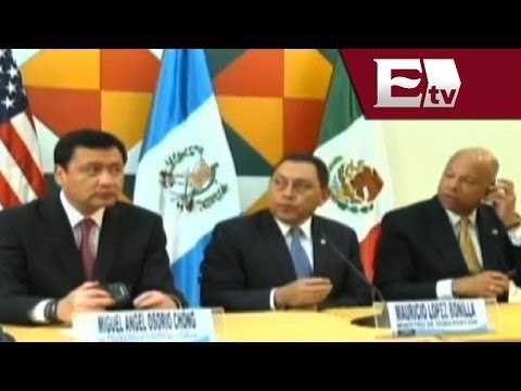 México, Guatemala y EU analizan medidas de seguridad para los menores migrantes/ Pascal