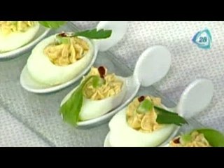 Receta de huevos endiablados a la buffalo / recipe deviled eggs for buffalo