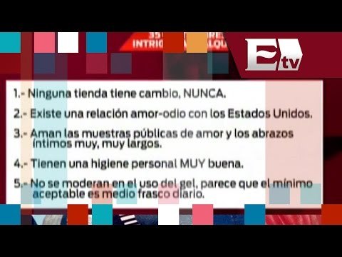 35 costumbres mexicanas que intrigan a los extranjeros/ Entre Mujeres