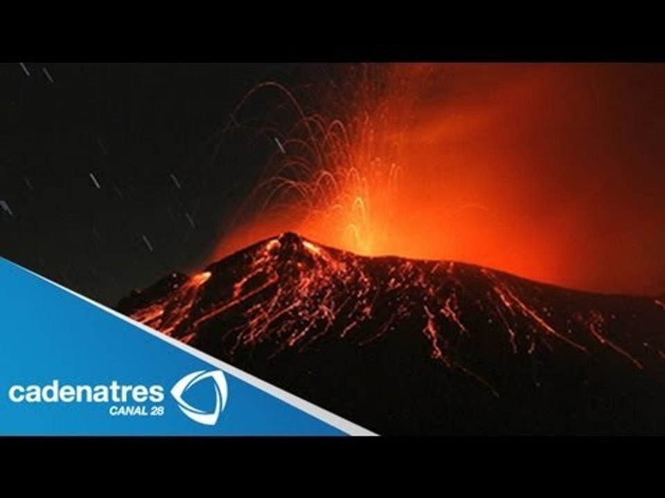 Intensa actividad del Popocatépetl / Amarillo Fase 3 la alerta volcánica del Popocatépetl