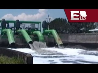 Río Acapol en Valle de Chalco a punto de desbordarse / Excélsior Informa