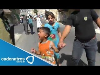 Ejército israelí detienen a niño de 5 años por lanzar una piedra (VIDEO)