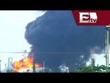 Nueve afectados deja incendio en refinería de Pemex en Ciudad Madero, Tamaulipas/ Pascal