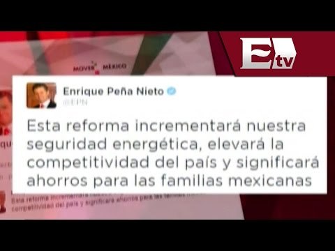 El presidente Peña Nieto felicita a Senado por la aprobación de dictámenes de la Reforma Energética