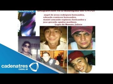 Desaparecen seis jóvenes en Lagos de Moreno, Jalisco / Arraigan a seis por desapariciones