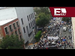 Ingresan campesinos para dialogar a la Secretaría de Gobernación  / Andrea Newman