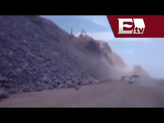 Precipitaciones provocan derrumbes en Baja California Sur/ Pascal