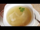 Receta de sopa de pollo con pasta / Recipe chicken soup with pasta