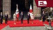 El presidente Peña Nieto da la bienvenida al Primer Ministro de Japón, Shinzo Abe  / Nacional
