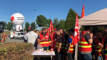 Manifestation de la CGT Michelin à La Roche