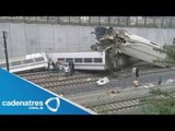 ¡Ultima hora! impresionantes imágenes del accidente de tren en España