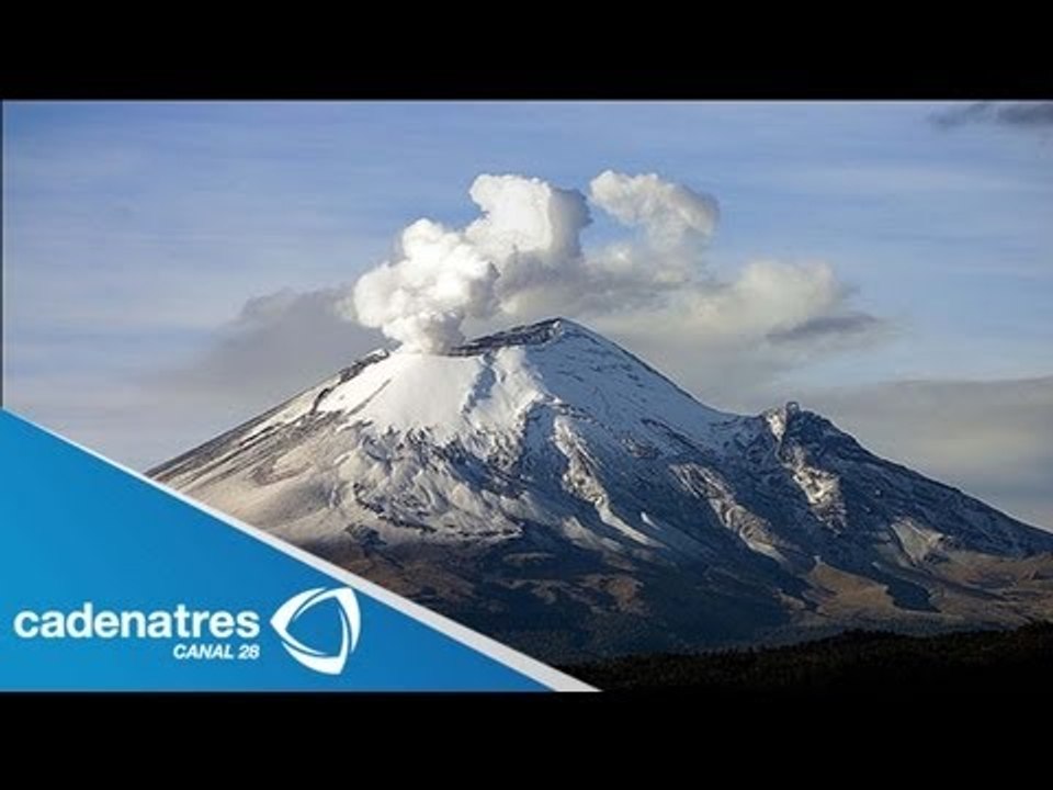 Baja alerta volcánica del Popocatépetl