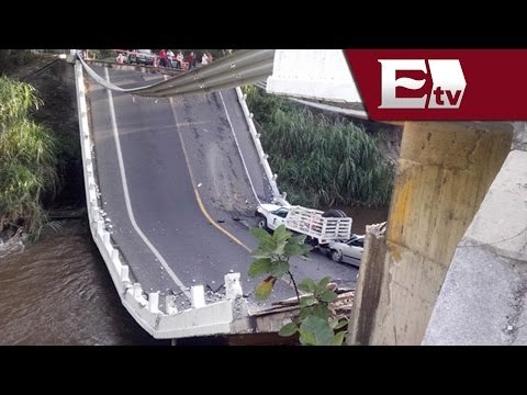 Realizan peritaje tras colapso de puente en Morelos / Nacional