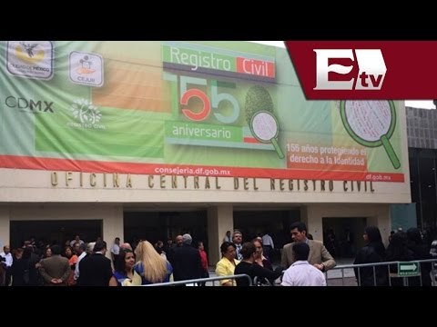 En aniversario 155 el Registro Civil modifica requisitos para registros de matrimonio / Nacional