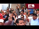 Maestros de Michoacán exigen liberar a normalistas que portaban machetes/ Pascal