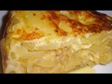 Receta de tortilla española con atún y aceitunas negras / Spanish tortilla with tuna and black oli