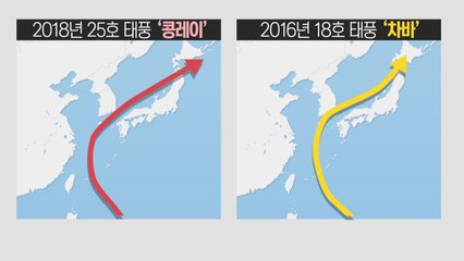 [날씨] 가을 태풍 '콩레이' 북상...2년 전 '차바'와 닮은꼴 / YTN