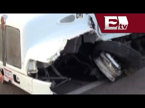 Joven en estado de ebriedad provoca fuerte accidente de tráiler en Aguascalientes