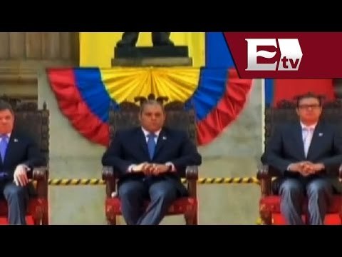 Juan Manuel Santos toma posesión como presidente de Colombia / Vianey Esquinca
