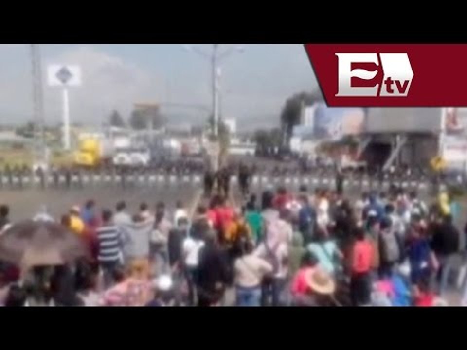 Normalistas de Michoacán se manifiestan en contra del examen docente / Excélsior Informa