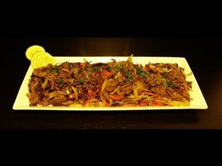 Receta de vaca frita cubana / Cuban vaca frita recipe