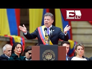 Juan Manuel Santos asume segundo mandato como presidente de Colombia/ Pascal
