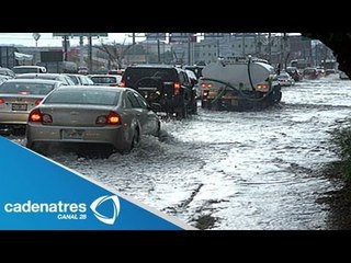 Lluvias afectan municipios en  Pachuca