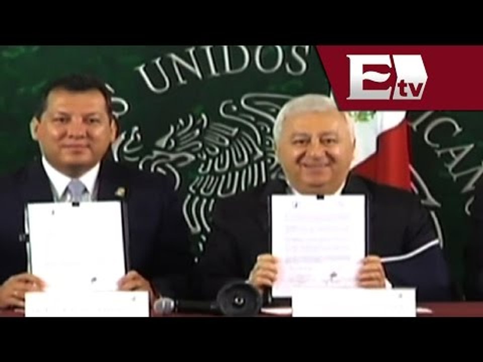 Firman SEP y CNDH convenio contra el bullying/ Gloria Contreras