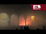 En Campeche, juegos pirotécnicos se salen de control y provocan incendio