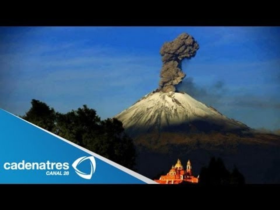 Volcán Popocatépetl registró 116 exhalaciones en 24 horas (VIDEO)